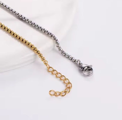 "Rose" Box Chain Bracelet