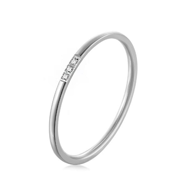 "Shasta Daisy" Diamanté Ring