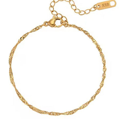 "Celandine" Wave Anklet