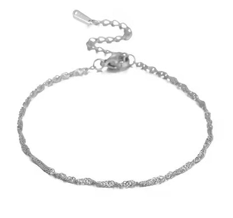 "Celandine" Wave Anklet