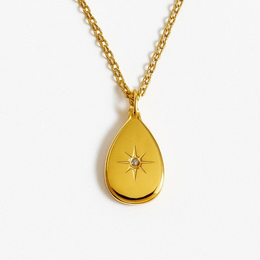 "Flower Gem" Pendant Necklace