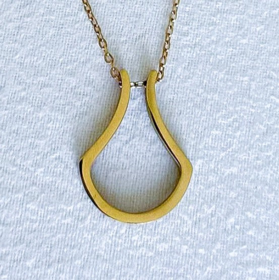 Amaryllis Ring Keeper Necklace