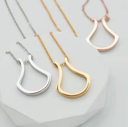 Amaryllis Ring Keeper Necklace
