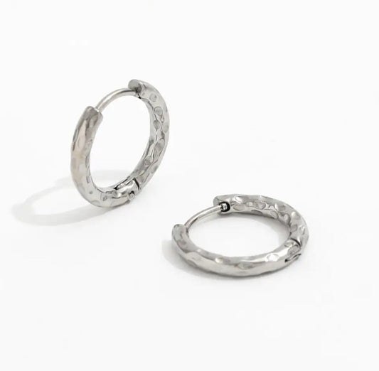 Waterproof hypoallergenic hoops