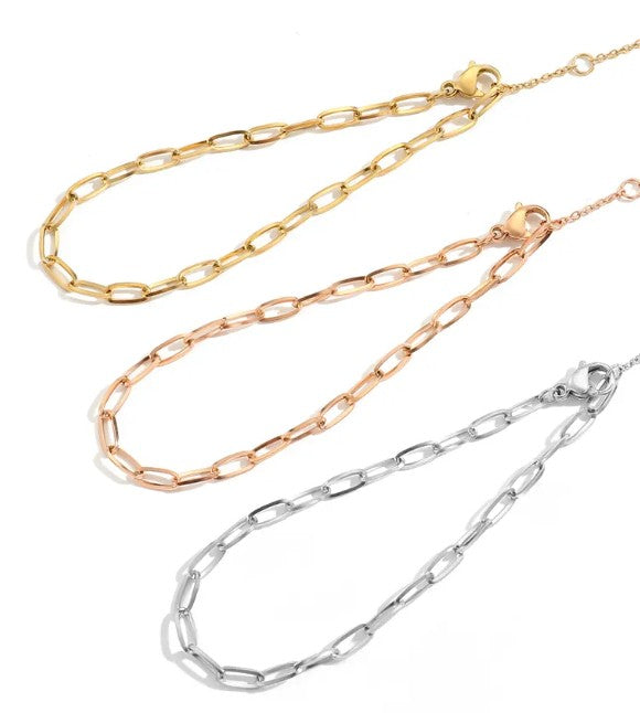 "Daisy" Paperclip Bracelet