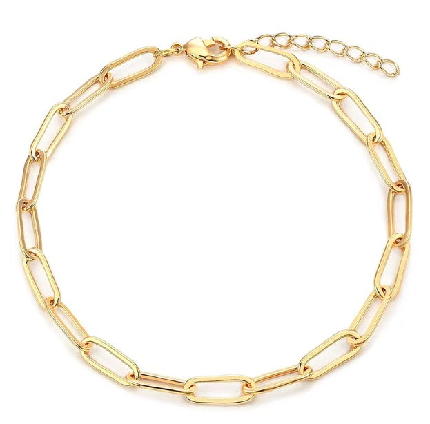 "Daisy" Paperclip Bracelet