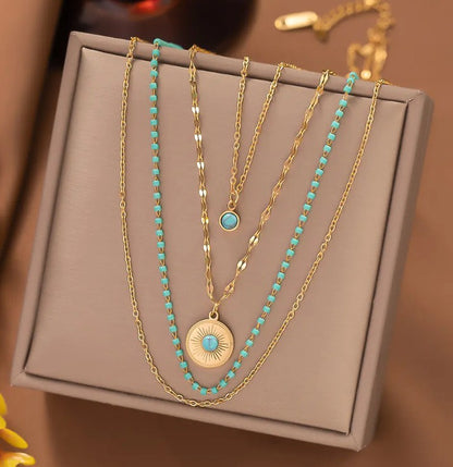 "Delphine" Layered Necklace
