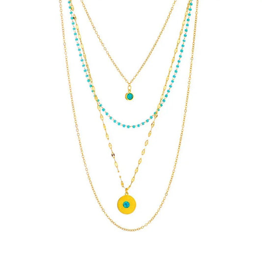 "Delphine" Layered Necklace