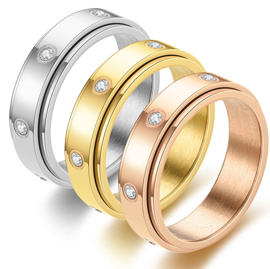 "Camellia" Fidget Ring