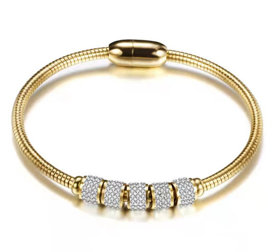 "Geranium" Fidget Bangle