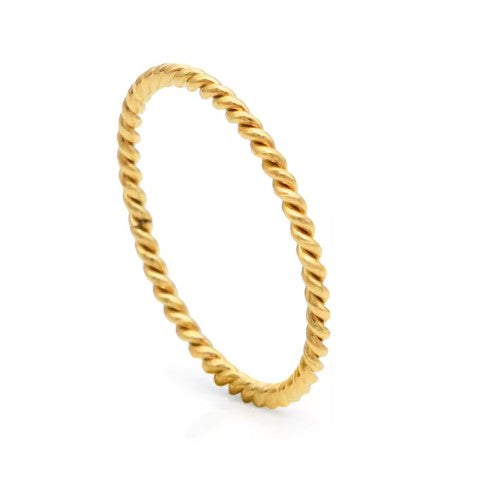 "Foxglove" Twisted Band Ring