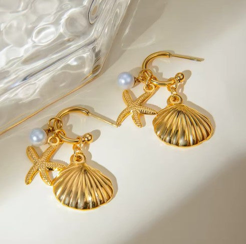 "Bluestar" Adornment Earrings