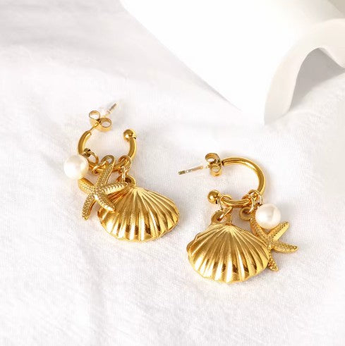 "Bluestar" Adornment Earrings