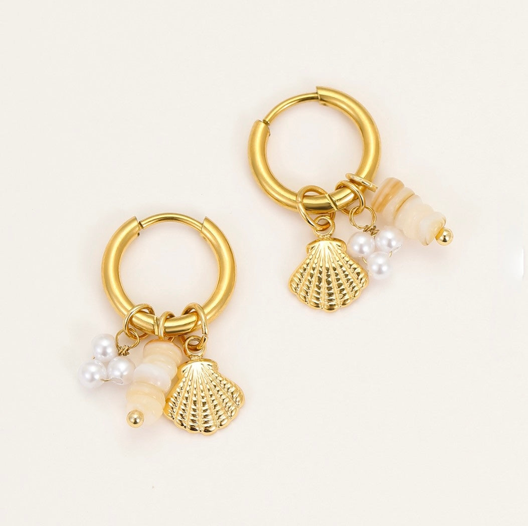 "White Poppy" Earrings