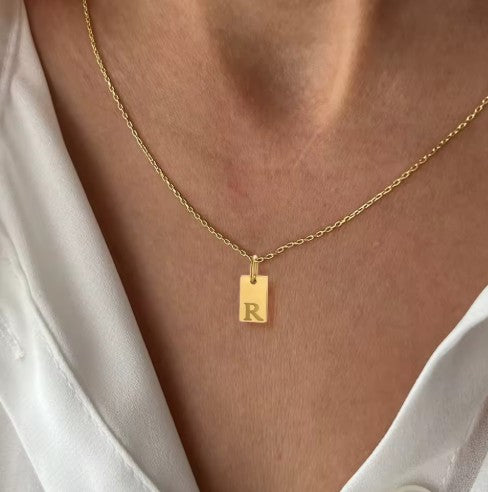 "Mariposa" Initial Necklace