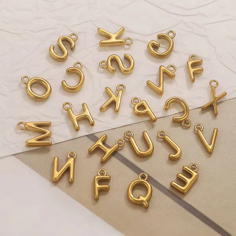 "Gerbera" Initial Necklace