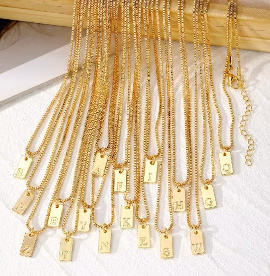 "Mariposa" Initial Necklace