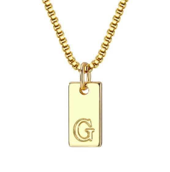 "Mariposa" Initial Necklace