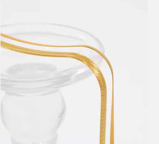"Wattle" Herringbone Necklace