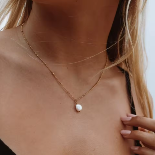 "Blossom" Pearl Necklace