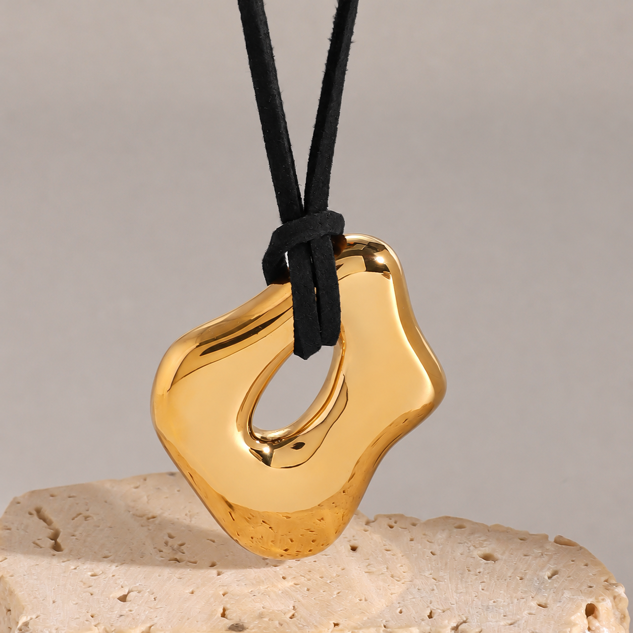 Begonia Leather Necklace