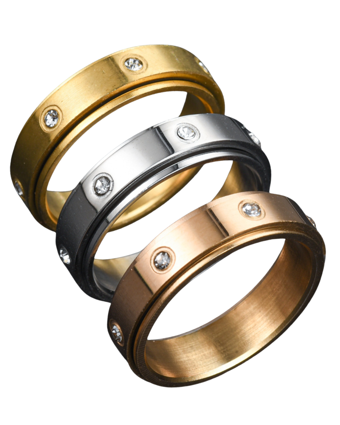 "Camellia" Fidget Ring