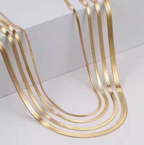 "Wattle" Herringbone Necklace