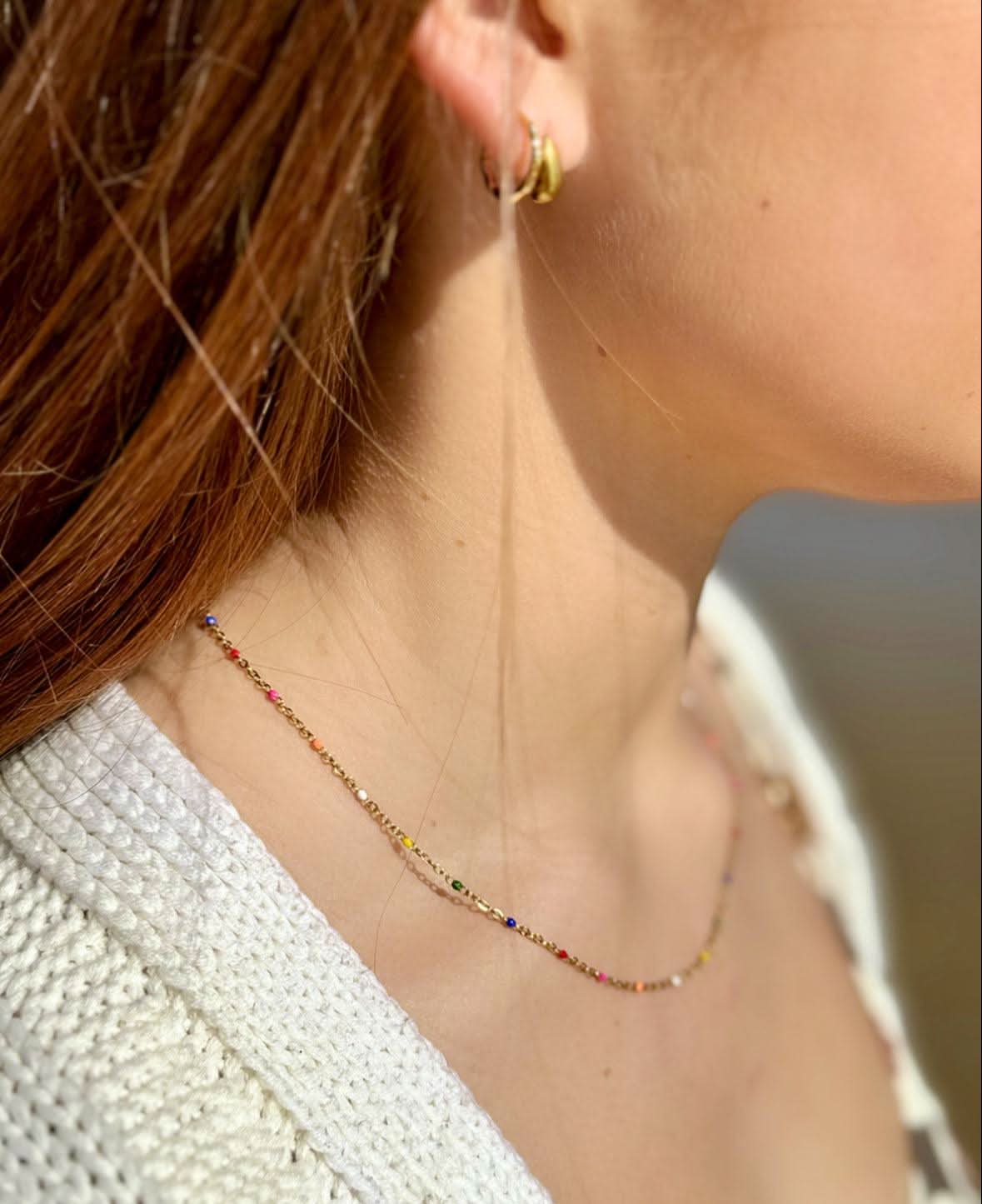"Azalea" Beaded Neckalce - Wyldflower Jewellery