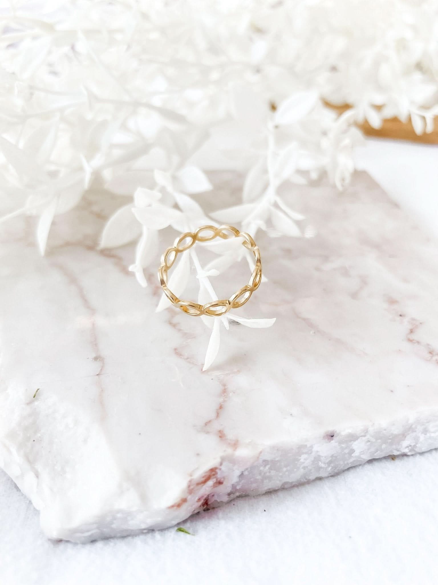 "Banksia" Infinity Ring - Wyldflower Jewellery