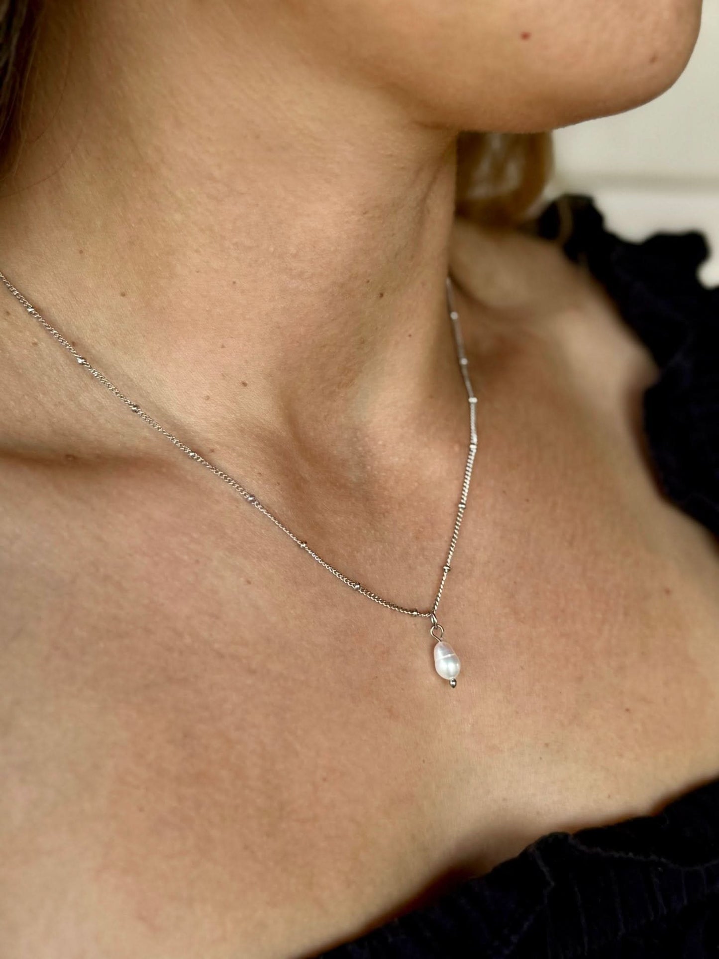 "Blossom" Pearl Necklace - Wyldflower Jewellery