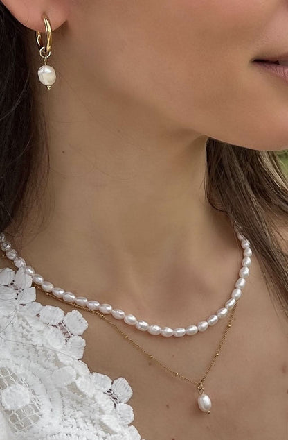 "Blossom" Pearl Necklace - Wyldflower Jewellery