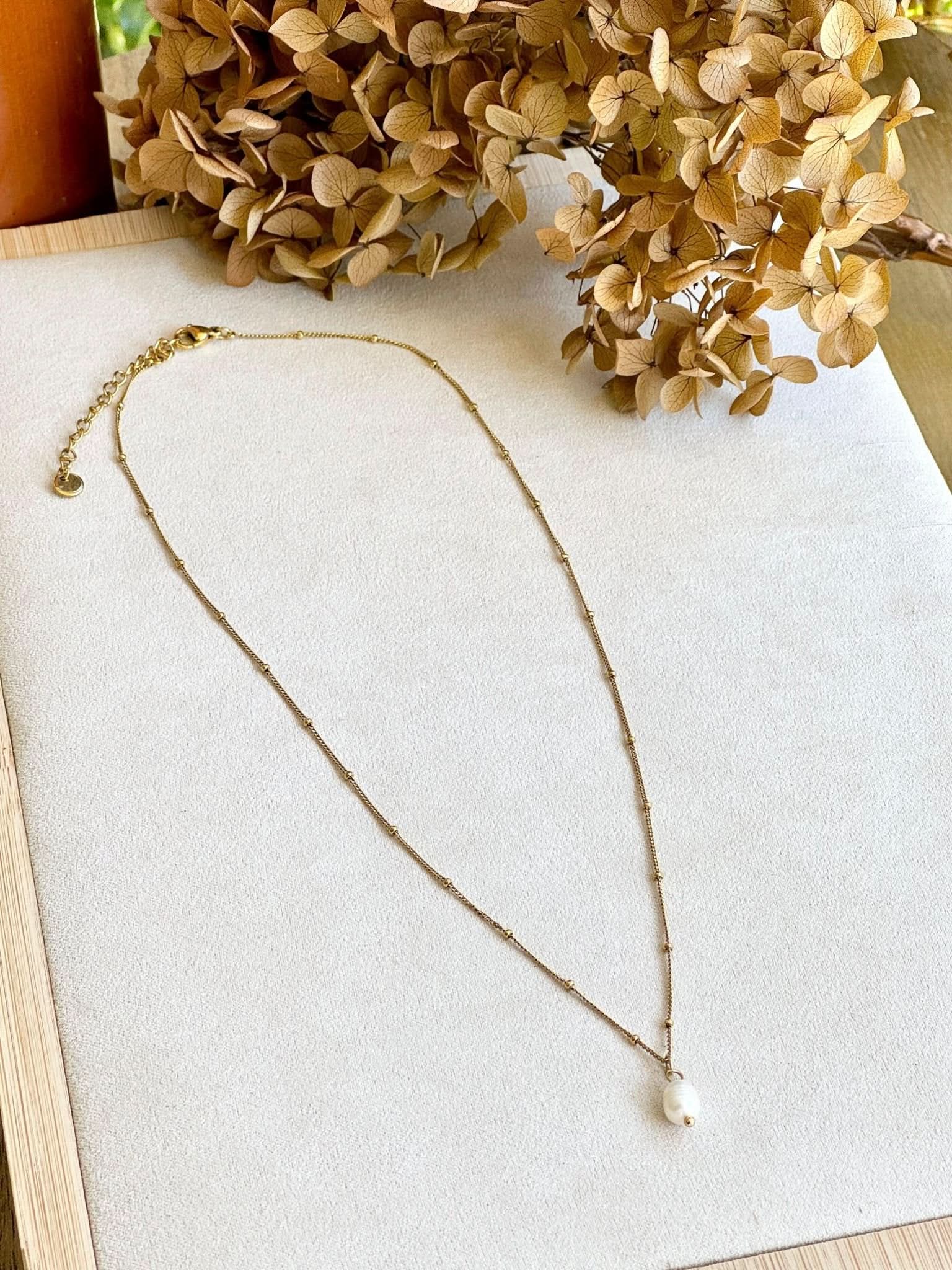 "Blossom" Pearl Necklace - Wyldflower Jewellery