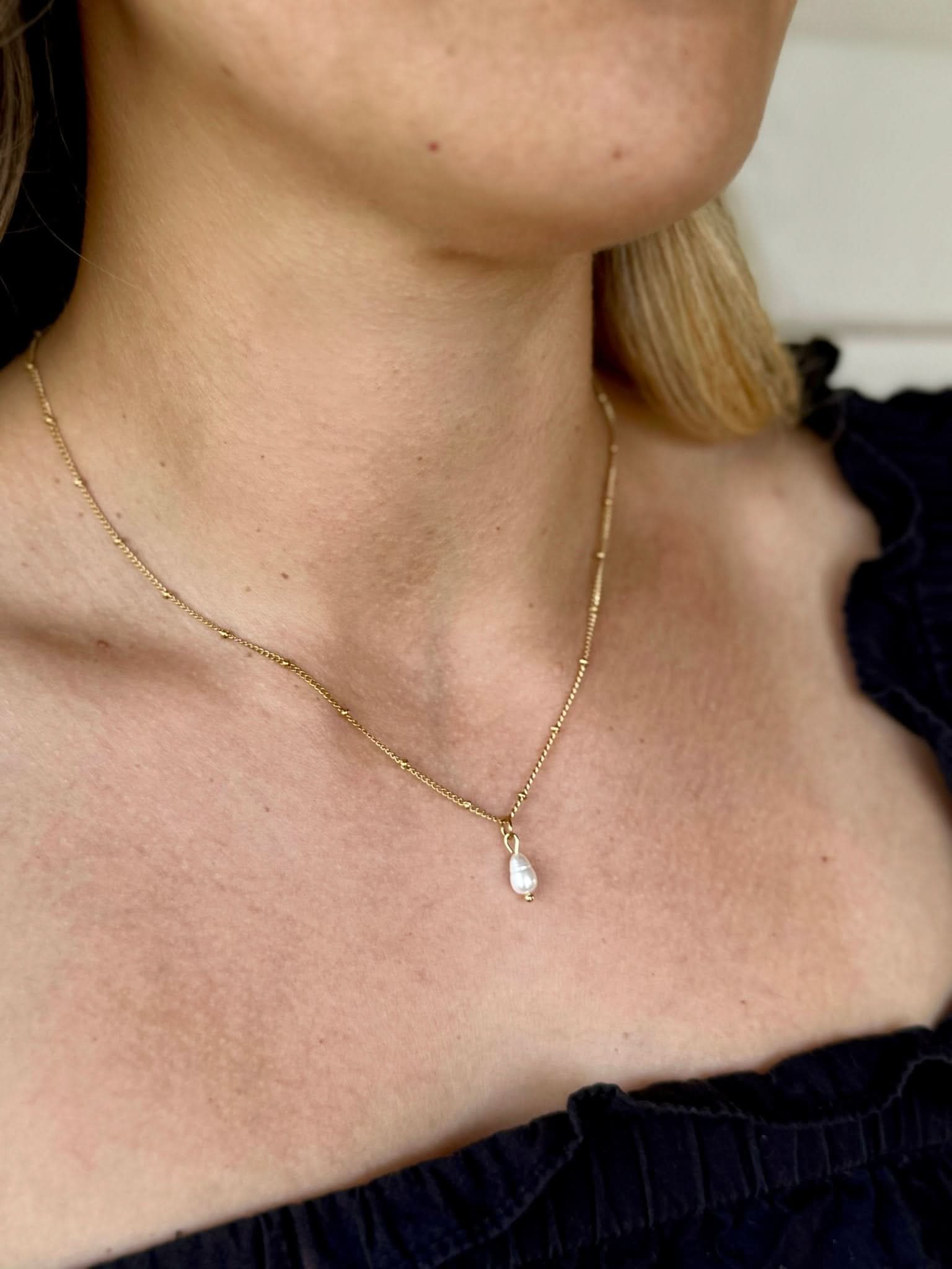 "Blossom" Pearl Necklace - Wyldflower Jewellery
