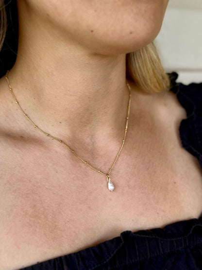 "Blossom" Pearl Necklace - Wyldflower Jewellery