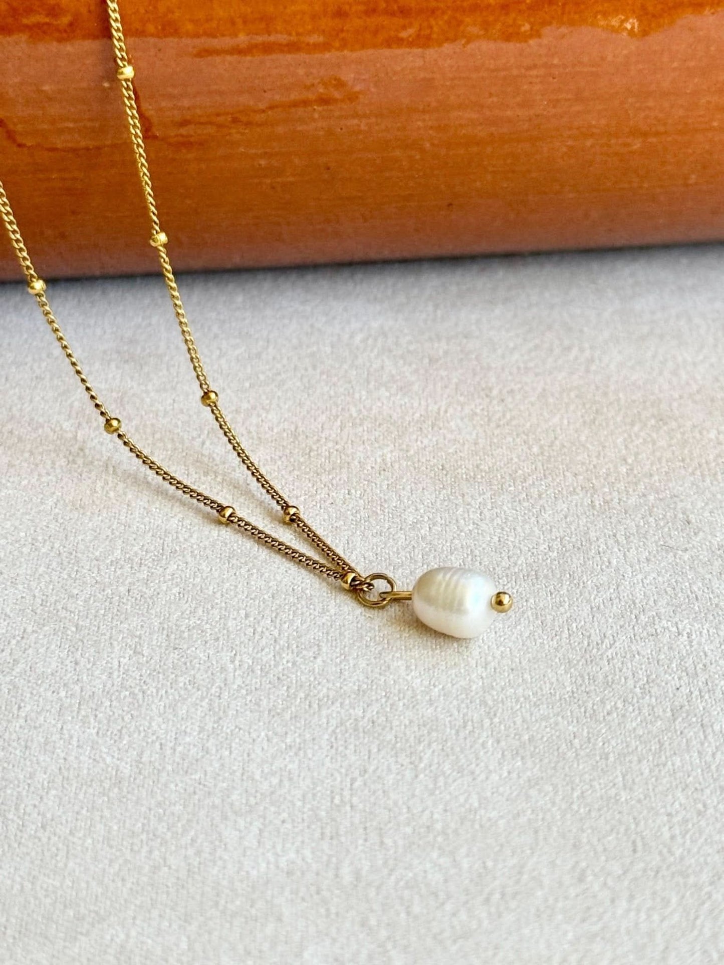 "Blossom" Pearl Necklace - Wyldflower Jewellery