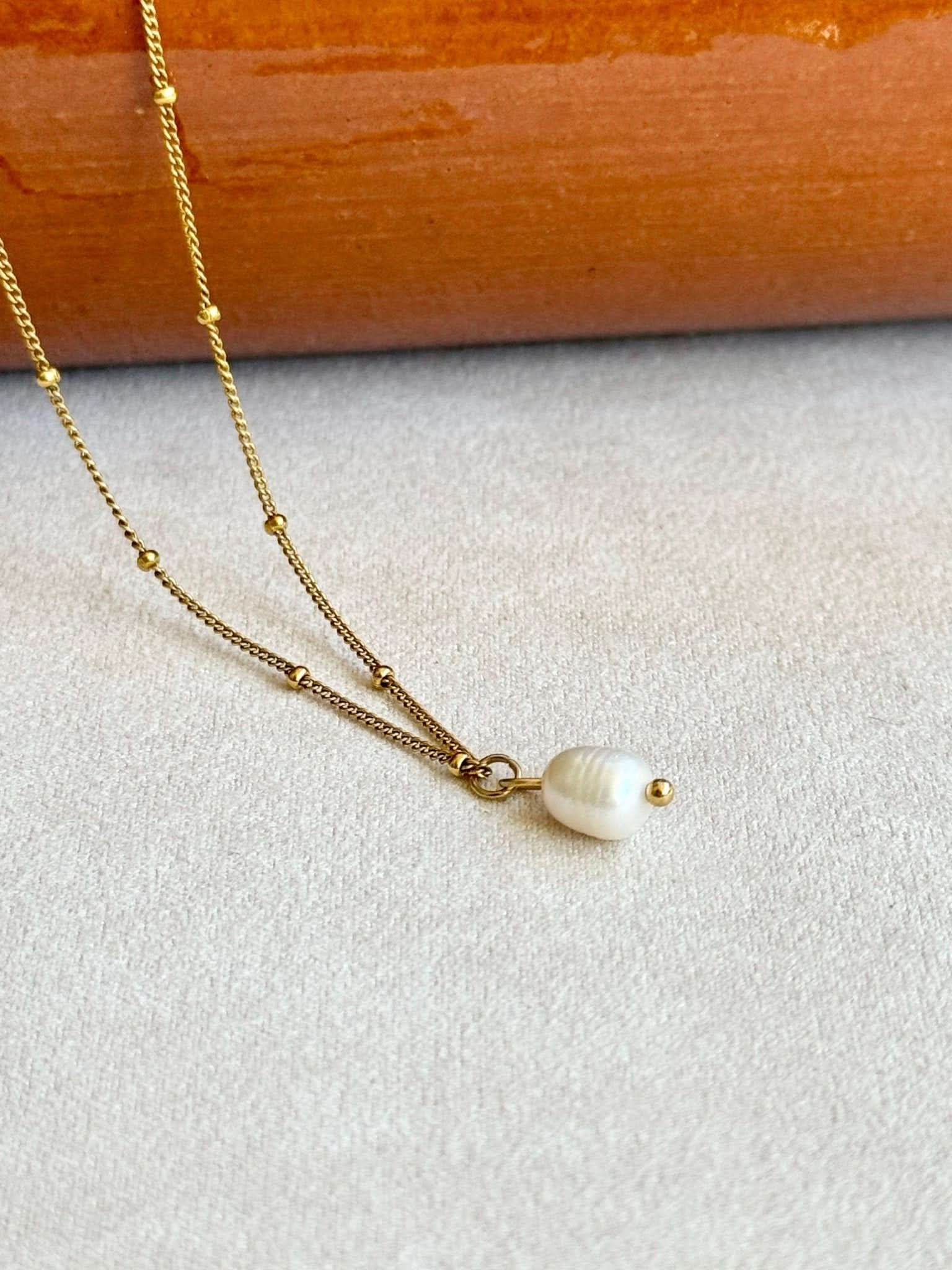 "Blossom" Pearl Necklace - Wyldflower Jewellery