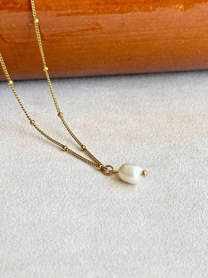 "Blossom" Pearl Necklace - Wyldflower Jewellery