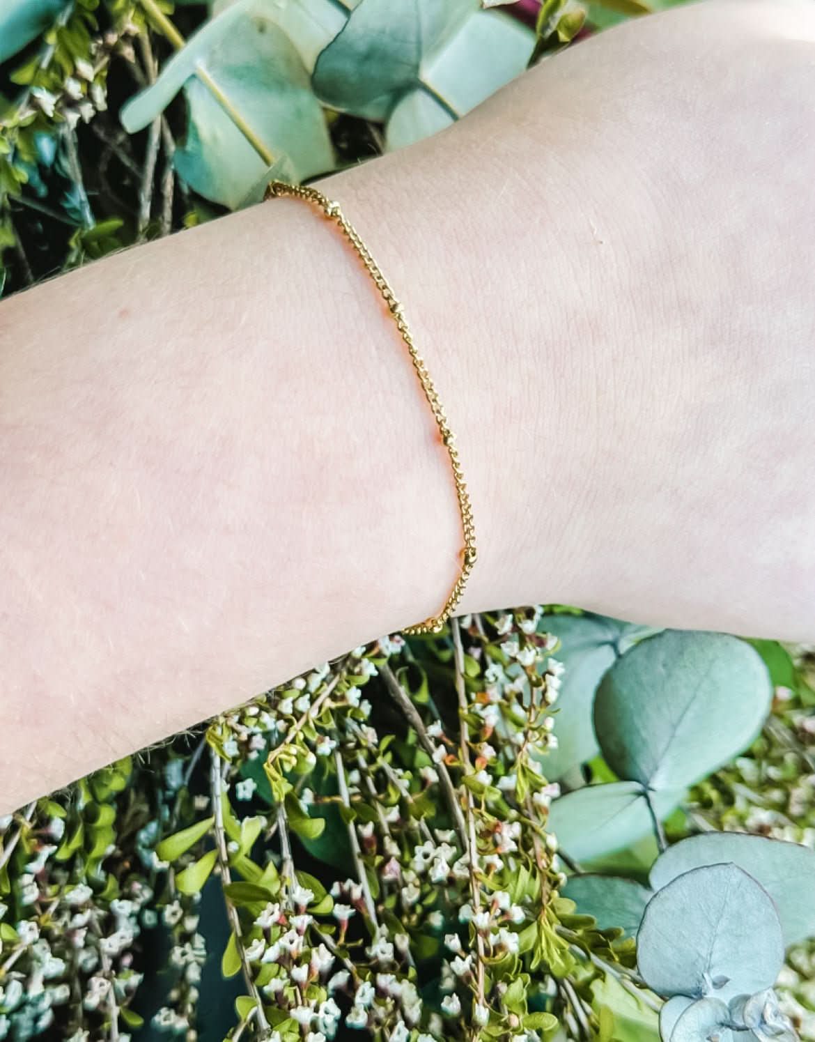 "Buttercup 1" Beaded Bracelet - Wyldflower Jewellery