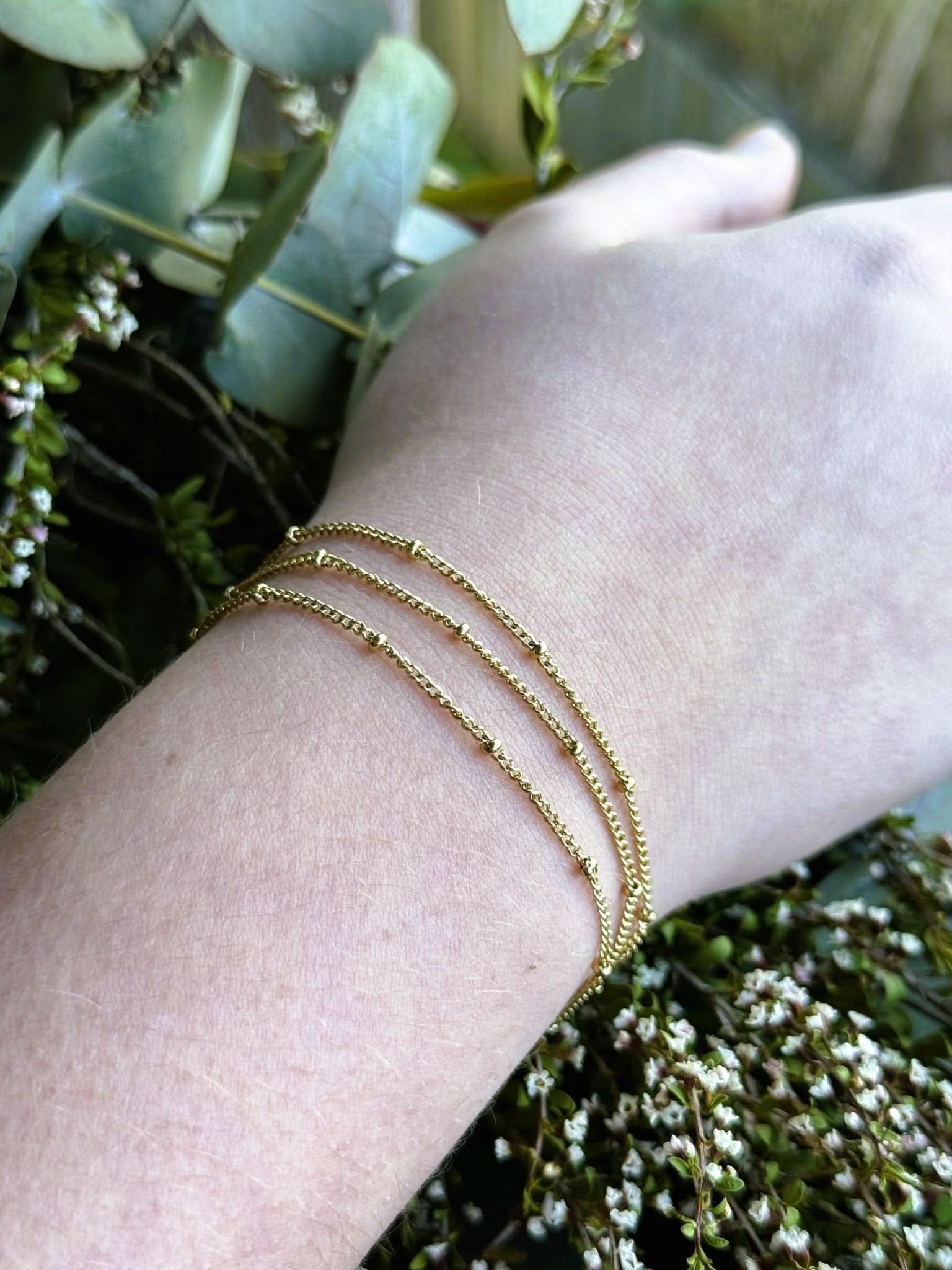 "Buttercup 3" Beaded Bracelet - Wyldflower Jewellery