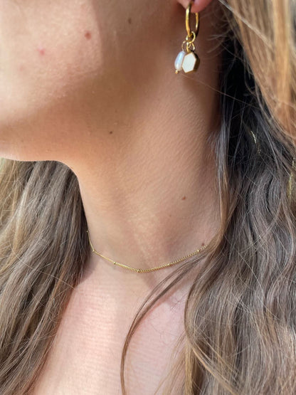 "Buttercup" Dainty Bead Necklace - Wyldflower Jewellery