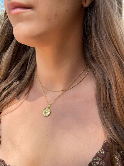 "Buttercup" Dainty Bead Necklace - Wyldflower Jewellery