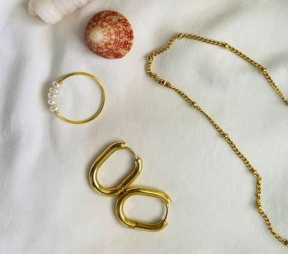 "Buttercup" Dainty Bead Necklace - Wyldflower Jewellery