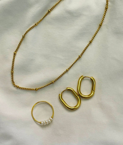 "Buttercup" Dainty Bead Necklace - Wyldflower Jewellery