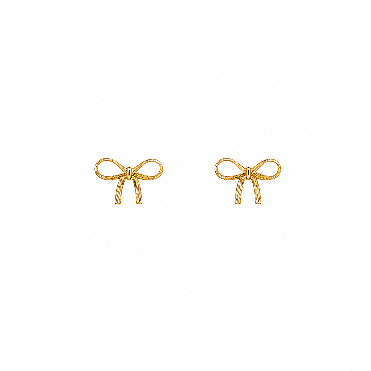 "Orchid" Bow Earrings