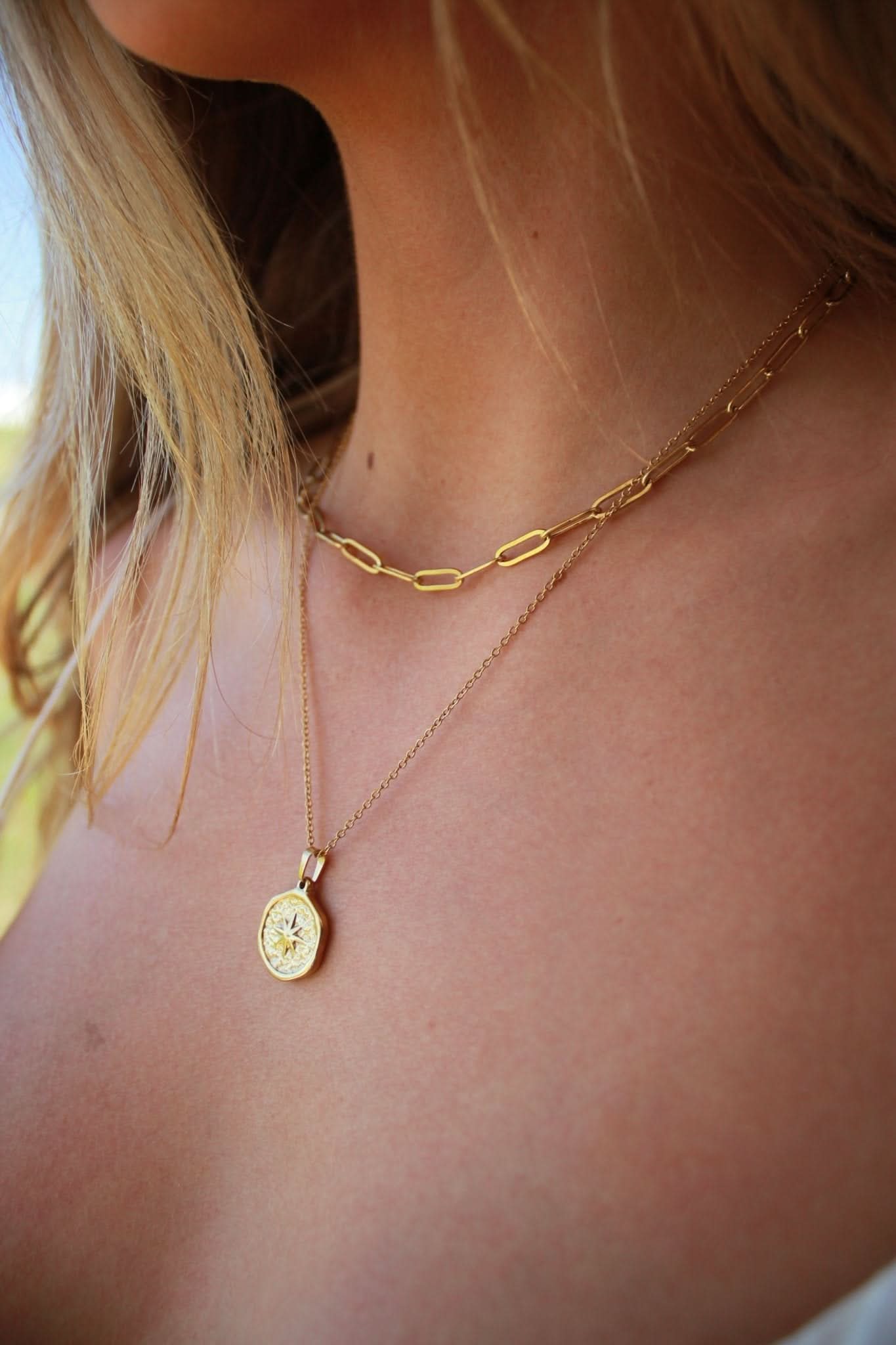 "Daisy" Linked Chain Necklace - Wyldflower Jewellery
