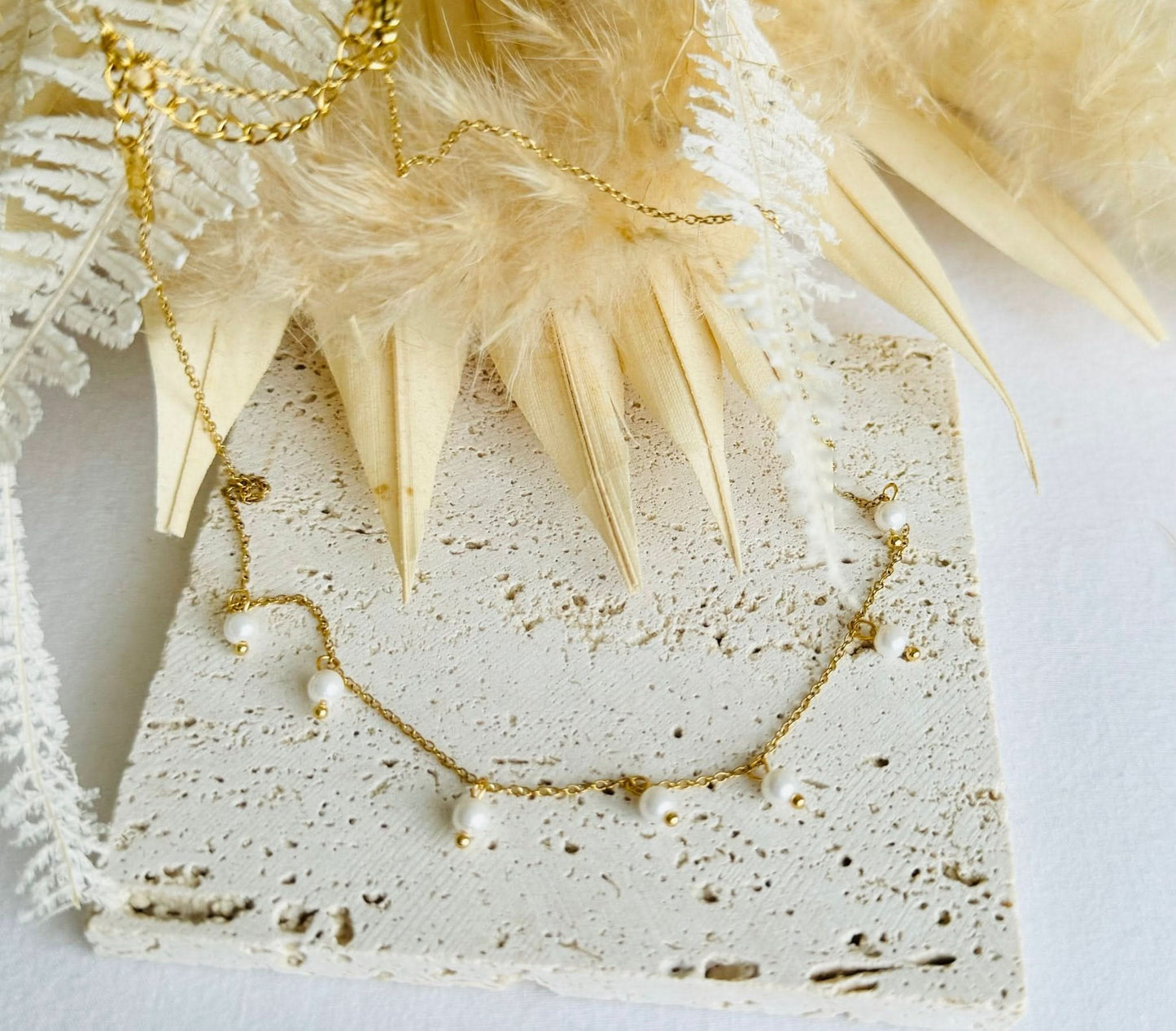 "Daphne Odora" Pearl Necklace - Wyldflower Jewellery