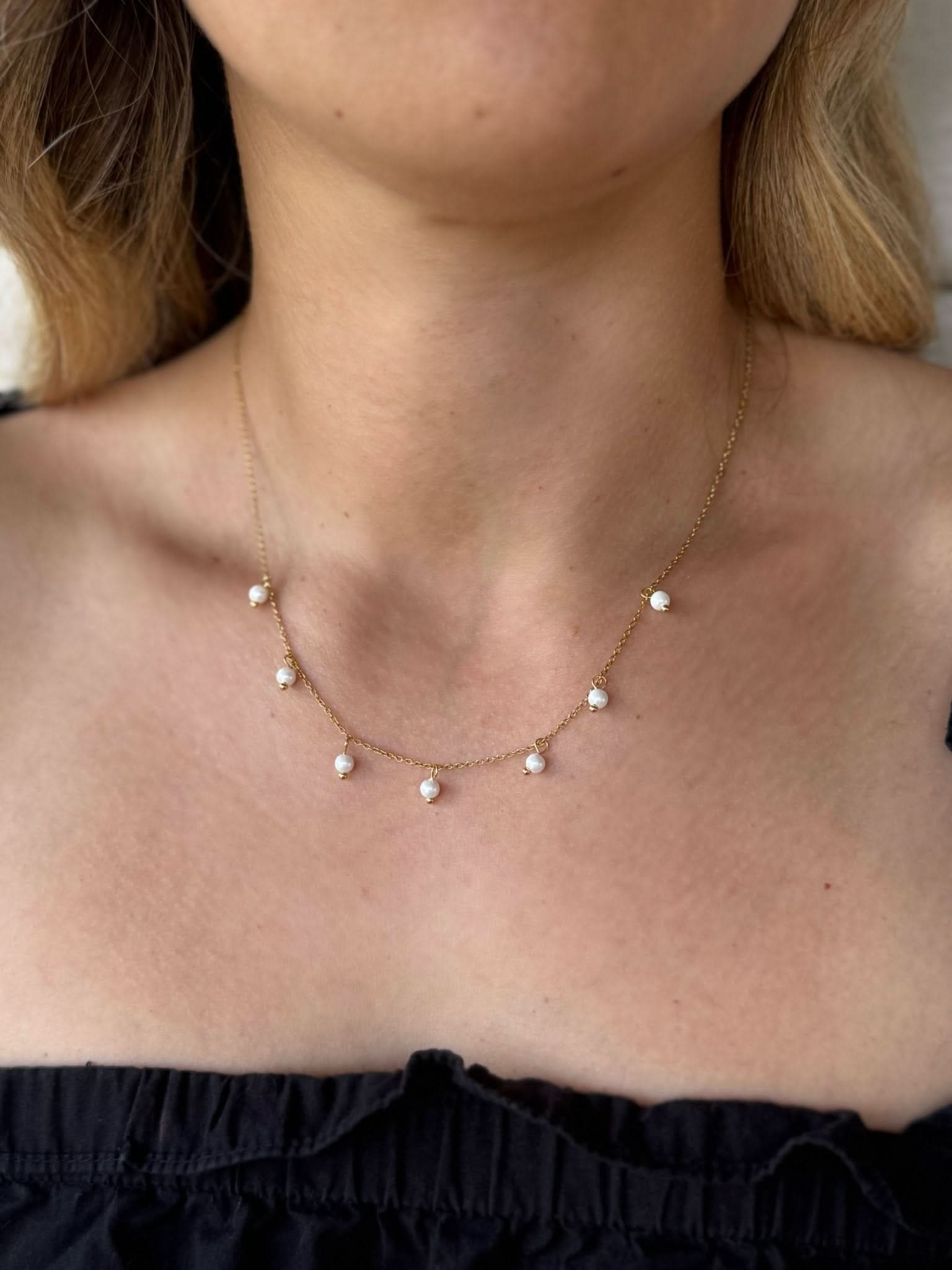 "Daphne Odora" Pearl Necklace - Wyldflower Jewellery