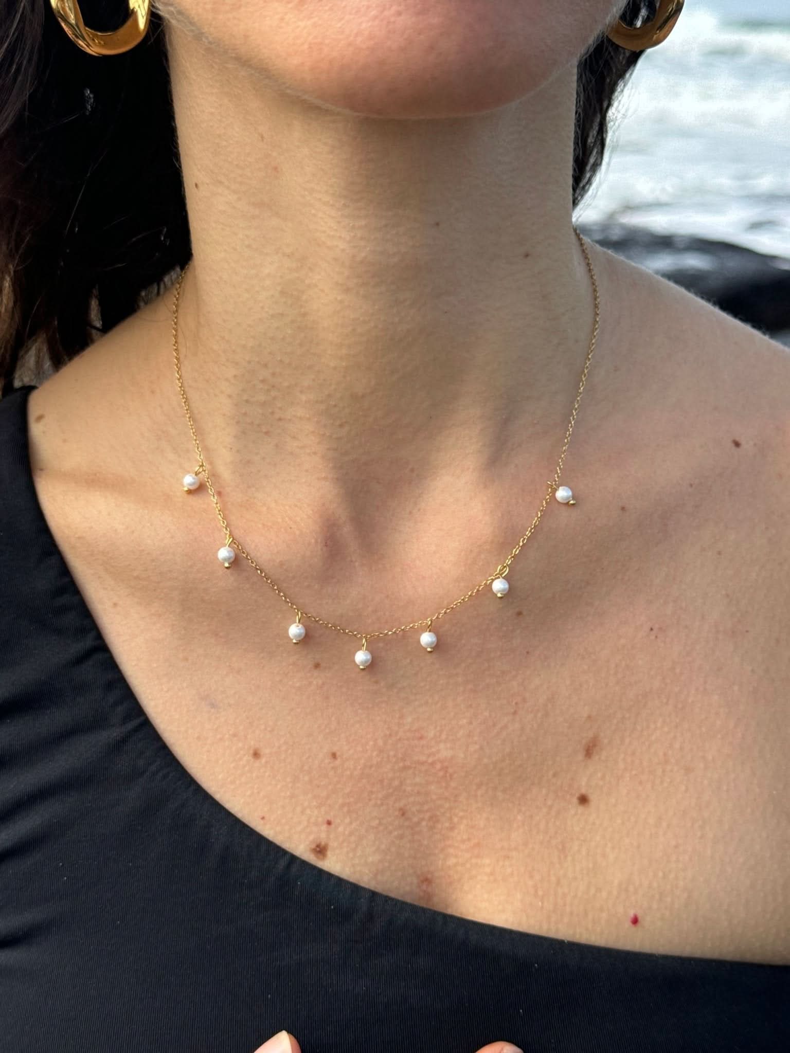 "Daphne Odora" Pearl Necklace - Wyldflower Jewellery