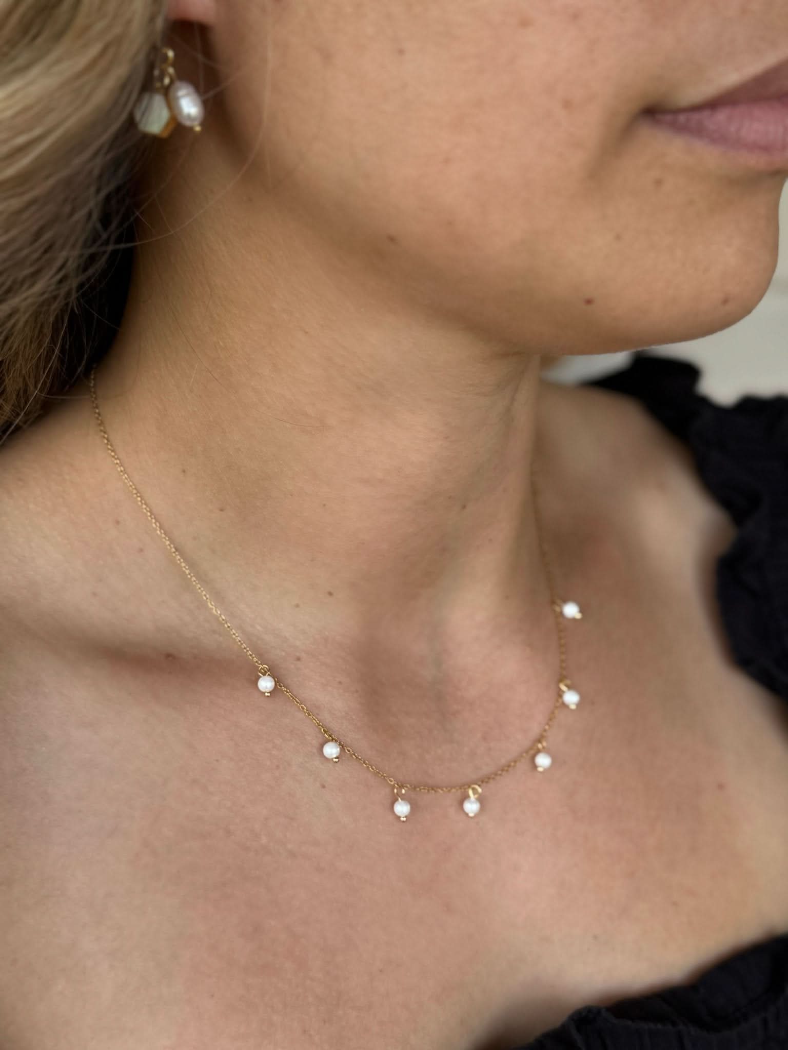 "Daphne Odora" Pearl Necklace - Wyldflower Jewellery