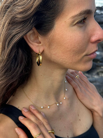 "Daphne Odora" Pearl Necklace - Wyldflower Jewellery